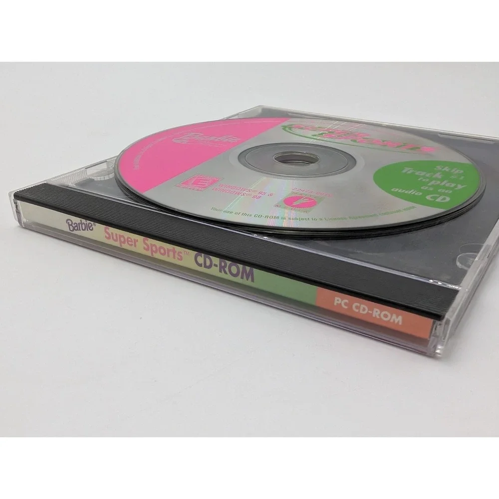 Barbie Super Sports PC CD-ROM Game Windows (Mattel Media, 1999)